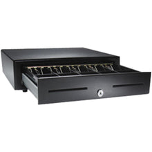 APG Vasario VB320 Cash Drawer 16x16 for POS (Black, 24V Printer-Driven)
