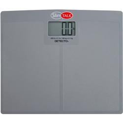Detecto SlimTalk Talking Bathroom Scale 400 lb x 0.1 lb - SlimTalk