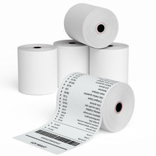 Thermamark Thermal Receipt Paper, 3.125" (80MM)X 90 (27.43M), 0.45"CORE, 1.85"(46.99MM) OD, White, 48GM, Phenol Free, 72 Rolls, Priced per Case