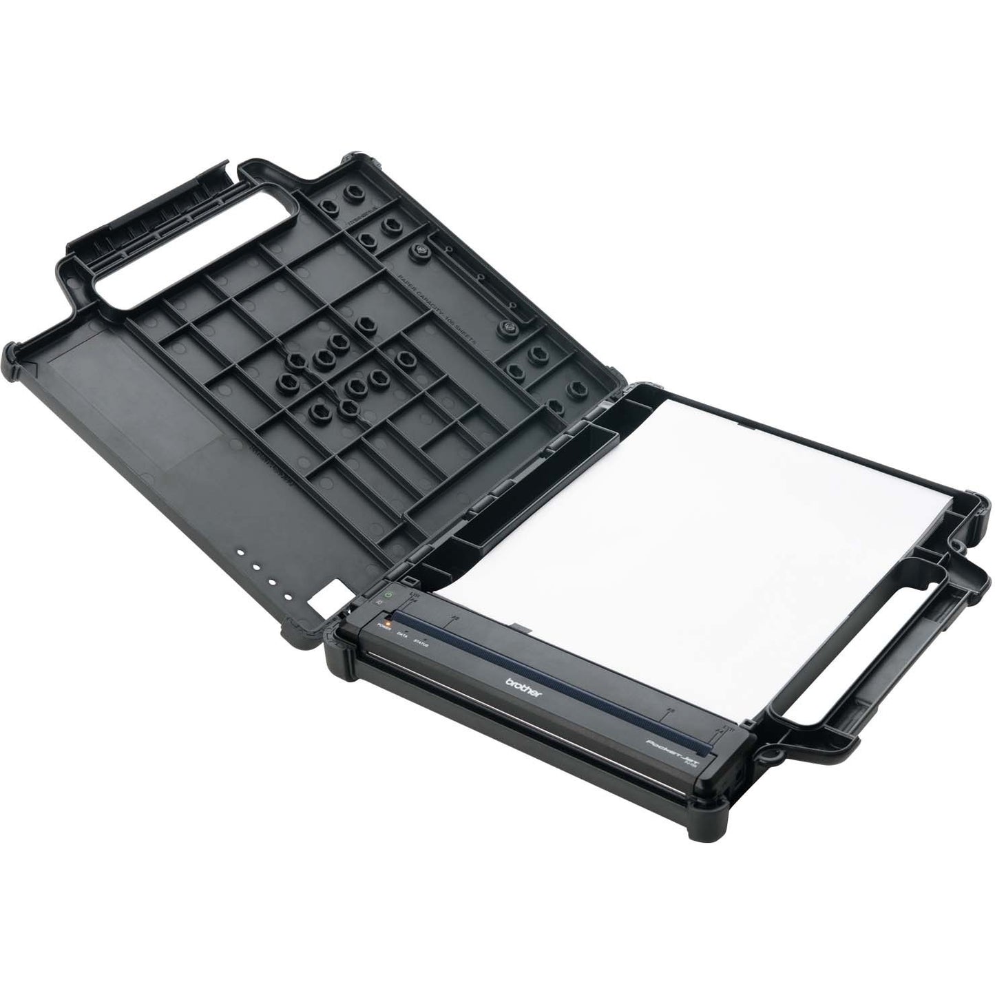 Brother, Rugged Mountable Fanfold Case W/ Handle and Clip for PJ8