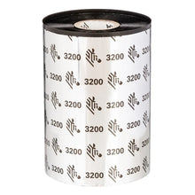 Zebra 03200BK11030 3200 Wax/Resin Ribbon 4.33" x 984' (110mm x 300m) – 6/Case