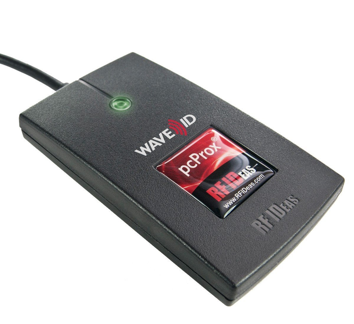 RF IDeas WAVE ID Solo Keystroke Card Reader, HID Prox 125 kHz - RDR-6081AKU