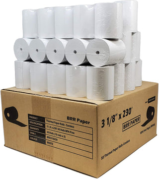 Thermamark Thermal Receipt Paper 3.125" x 230', 50-Roll Pack