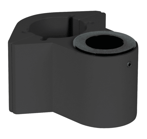 Hat Design Works Pole Clamp for Monitor Arms, Black. Accomodates 1.5, 1.75, and 2 Inch Poles. Compatible with 7FLEX, 3500, 7000, and 7500 Series... (8210-104), manufacturer product image