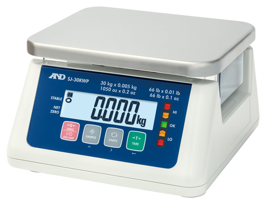 A&D Weighing SJ-WP Waterproof Compact Bench Scale product image