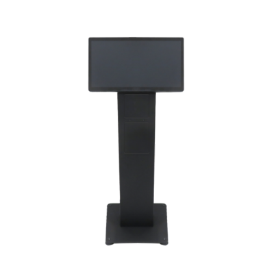 APG, Floor Standing Kiosk, Compatible with Zebra DS457 and Epson TM88 Printer, No Pinpad/Mount Arm, Universal Vesa