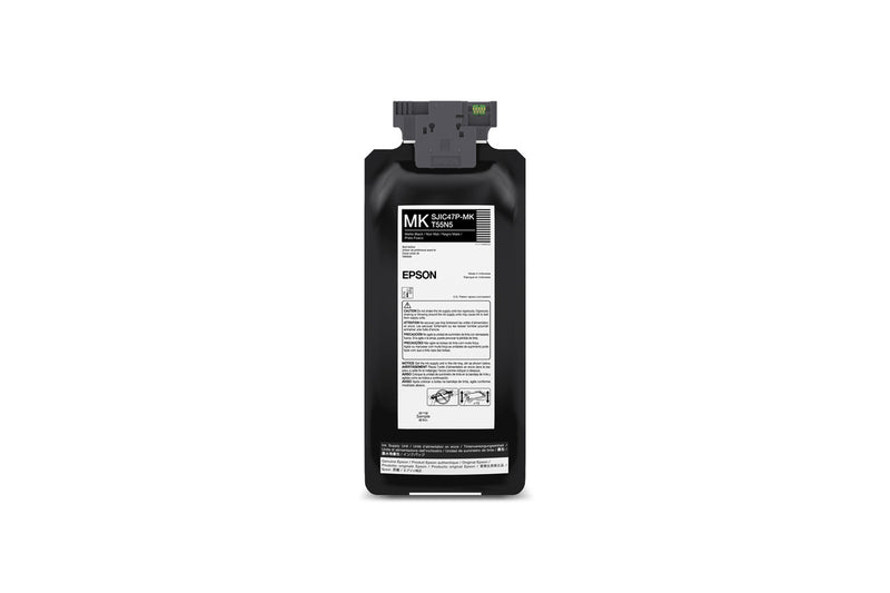 Epson SJIC47P Matte Black Ink Pouch for ColorWorks CW-C8000 (C13T55N520) - official Epson product image