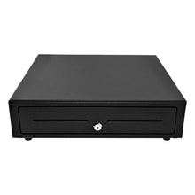 Star Micronics Cash Drawer, CD4-1416BK48, Choice Cash Drawer, Black, 14WX16D, Printer Driven, 4BILL-8COIN, Cable Included from Star Micronics