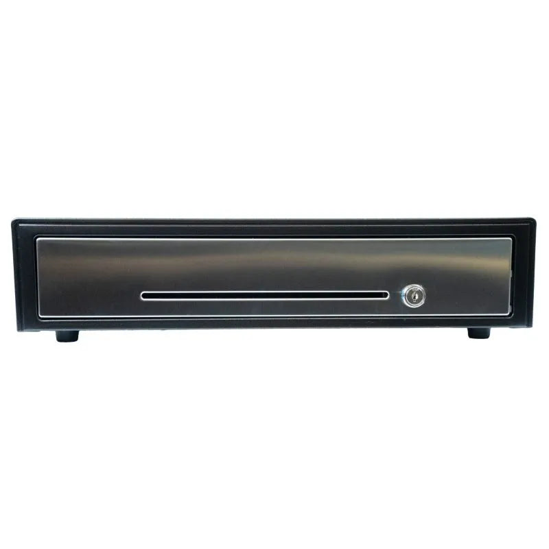 Star Micronics CD5 Cash Drawer (18x17, USB & RJ12, Stainless Front, Heavy-Duty)
