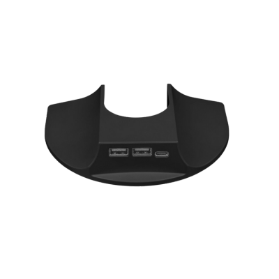 HAT Design Works, Snap On Charging Cap for Single Top Down Mount, Black