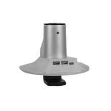 HAT Design Works, Snap On Charging Cap for Single Top Down Mount, Silver