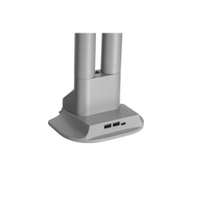 HAT Design Works, Snap On Charging Cap for Dual E2, Silver