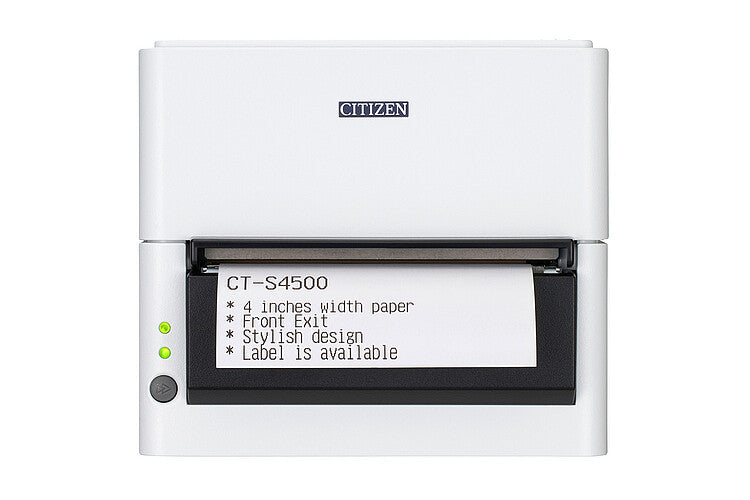 Citizen Thermal POS CT-S4500 USB LAN(XML) 2.4G & 5G Wifi Int PS WH (CT-S4500SETW5UWH) - official Citizen product image