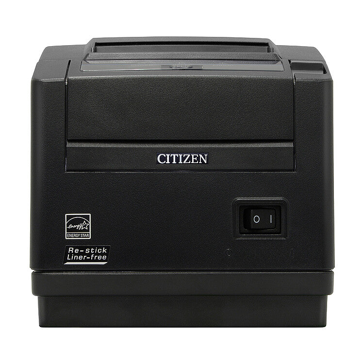 Citizen Thermal POS Top Exit Re-stick Linerless USB Host LAN(XML)-ETH BK (CT-S601IIS3HETUBKR) - official Citizen product image