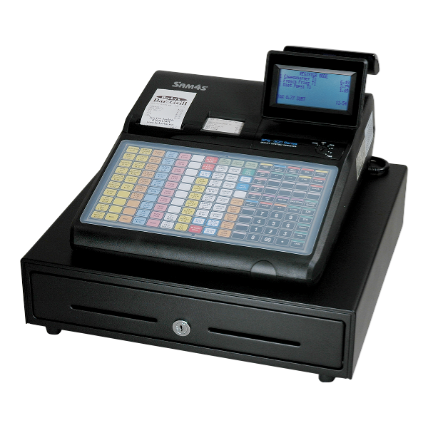 SAM4s SPS-340 flat keyboard dual printer advanced cash register