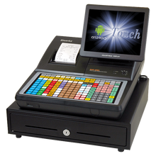 SAM4s SAP-630II FT flat keyboard Android POS terminal with printer cash drawer and customer display