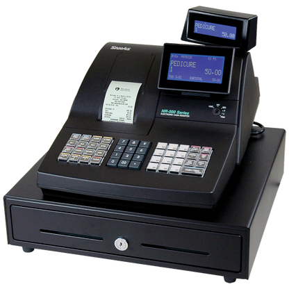 SAM4s NR-510RBE raised keyboard commercial cash register