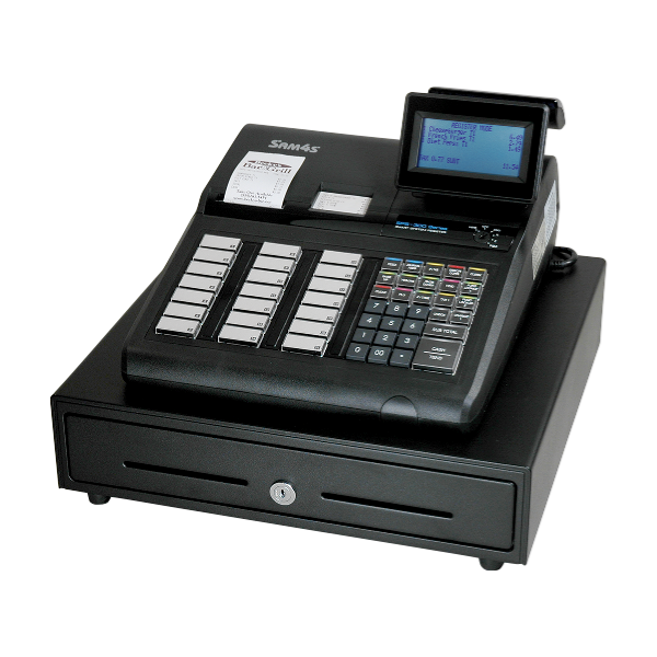 SAM4s SPS-345 raised keyboard dual printer advanced cash register