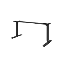 HAT Design Works, Electric Height Adjustable Table Base. 2-Stage, Long Extension, Black