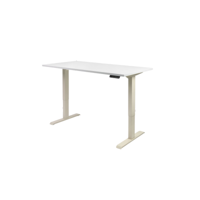 HAT Design Works, Electric Height Adjustable Table Base. 2-Stage, Long Extension, Gray