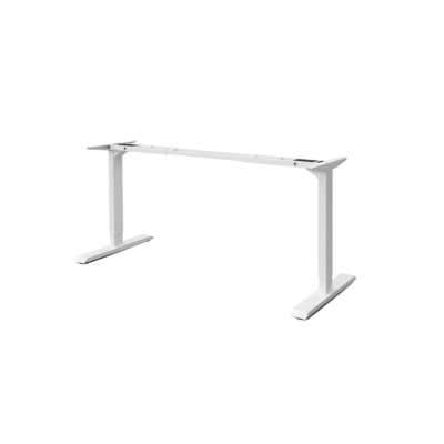 HAT Design Works, Electric Height Adjustable Table Base. 2-Stage, Long Extension, White
