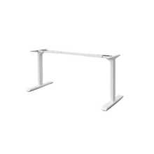 HAT Design Works, Electric Height Adjustable Table Base. 2-Stage, Long Extension, White