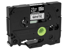 Brother Mobile 0.47 in X 26.2 Ft (12MM X 8M), Black Ink on White Label, 5 Pack - HGE2315PK - official Brother Mobile product image