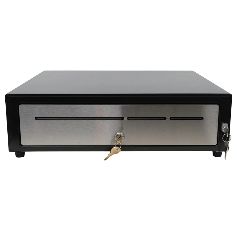 Star Micronics Cash Drawer, CD5-1617WT48-DU-S2, Max Cash Drawer, White, 16WX17D, Dual USB or Printer Driven, 4BILL-8COIN for Canada, Dual Media Slot