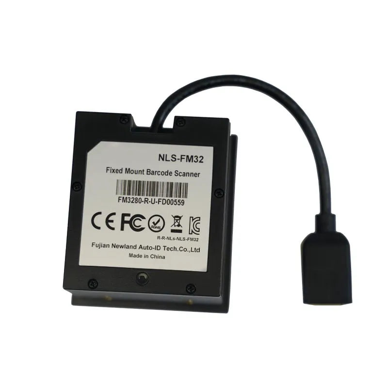 Star Micronics NLS-FM3280-R-U, SCANNER, KIOSK, HIGH DENSITY 1D/2D IMAGER, FAST READING, IP65, USB CABLE, BLACK (37951030)