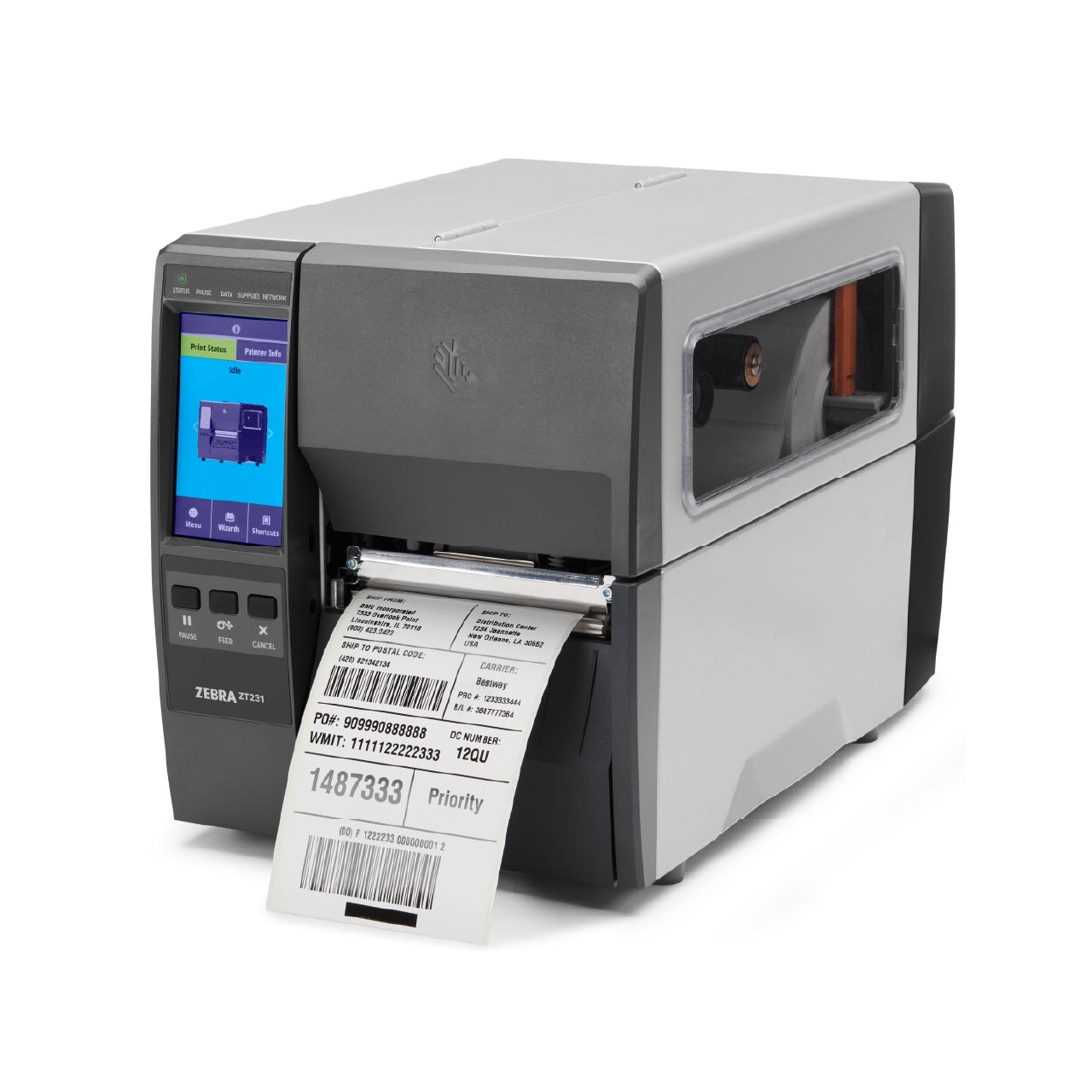 Zebra ZT231 4" Industrial Barcode Label Printer