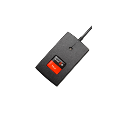 RFIdeas, WAVE ID Plus SDK w/iCLASS SE & Seos Surface Mount Black USB Reader, RDR-800W2BKU