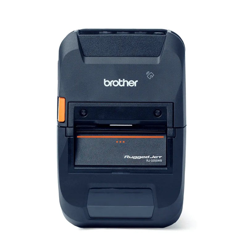 Brother RJ-3230BL: RuggedJet RJ3230B Portable 3" Direct Thermal Receipt/Label Printer w/Bluetooth MFi USB Type C LCD Display Gap/Bar Media Sensors (RJ3230BL)