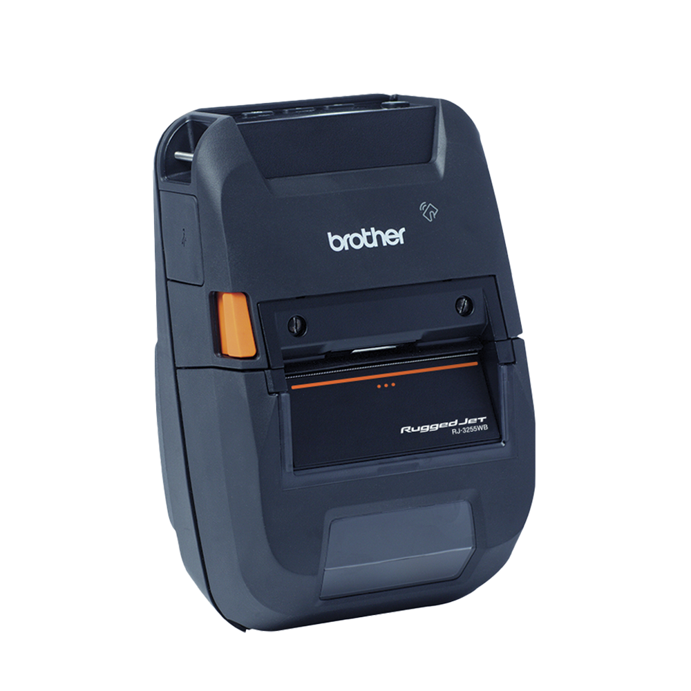 Brother RuggedJet Go-3" Mobile Receipt Printer w/ USB Bluetooth/MFi NFC Pairing - Includes 2 Year Premier Warranty Li-ion Battery Wall Charger & Belt Cl