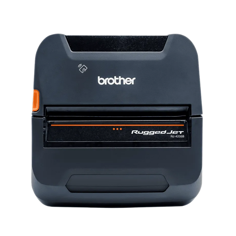 Brother, RuggedJet, RJ4255WB, 4" Bluetooth/Wi-Fi Mobile Label Printer