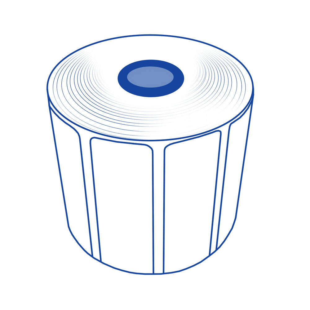 Thermal Die-Cut Labels for mC-Label, TRL35-1.25×1.00-GP-D100-C25 SBE 12PK