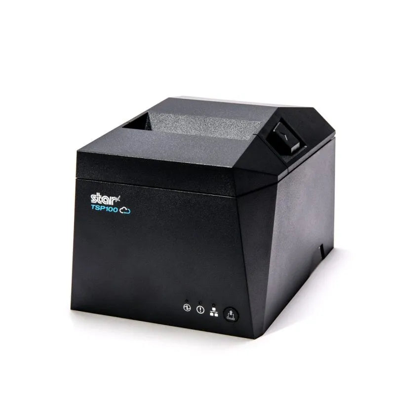 Star Micronics TSP143IVUEWB Liner-Free Thermal Printer (Gray, USB-C, Ethernet, WLAN, Bluetooth)