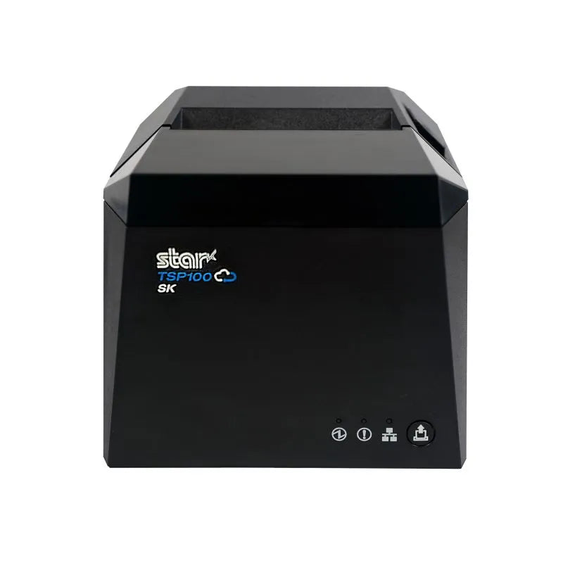 Star Micronics TSP143IVUE SK 39473310 linerless sticky label printer in gray