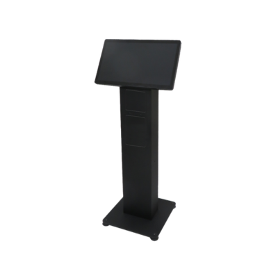 APG, Floor Standing Kiosk, Compatible with Zebra DS7708 and Epson TM88 Printer, No Pinpad/Mount Arm, Universal Vesa