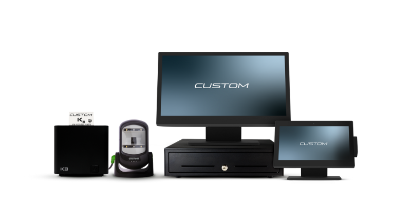 Custom America, 15.6" Windows 10, I3 Point of Sale Bundle