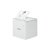 Epson, TM-M30III, Thermal Receipt Printer, Autocutter, Bluetooth, Wifi, USB, and Ethernet, White