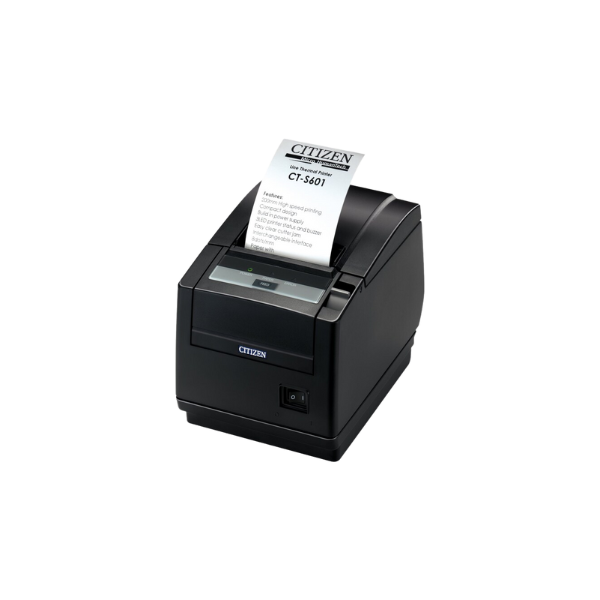 Citizen, CT-S601, Thermal Receipt Printer, Top Exit, Wifi-5GHZ W-DNGL, Black