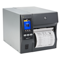 Zebra ZT421, Thermal Transfer, 6", 300 DPI, Us Cord, Serial, USB, 10/100 Ethernet, Bluetooth 4.1/MFI, USB Host, Peel, Ezpl, Row - ZT42163-T110000Z
