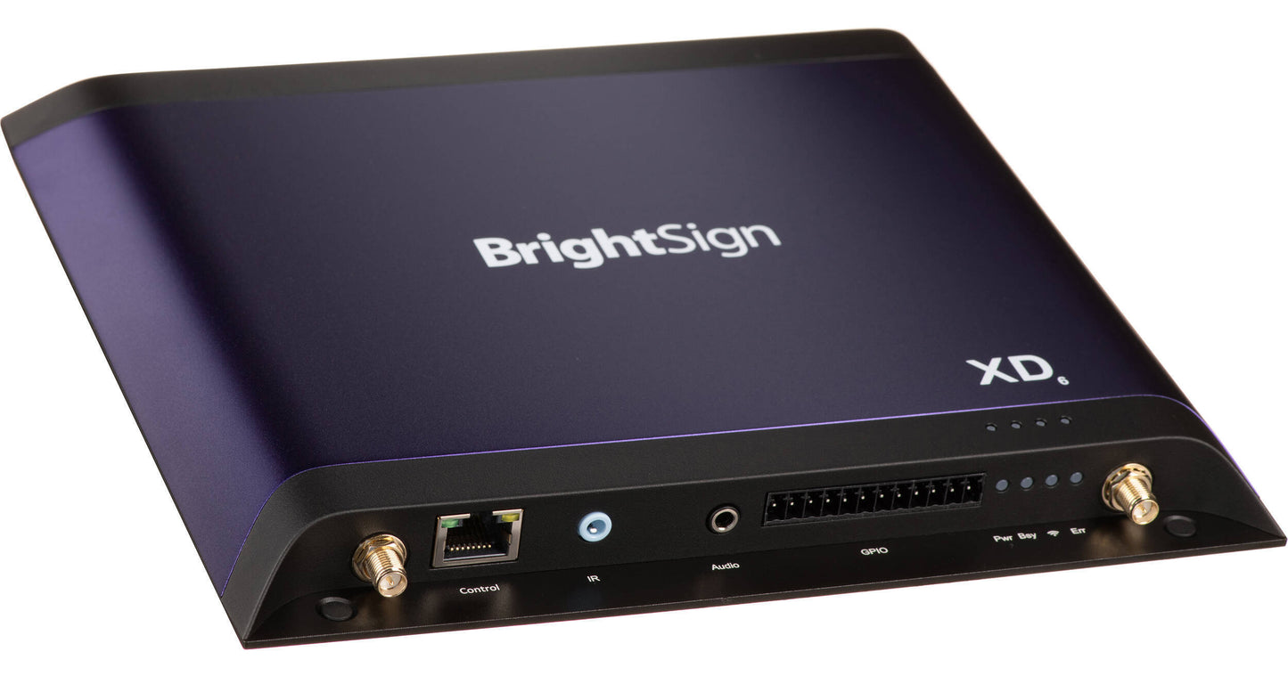 BrightSign XD236 BrightSignOS Dual UHD Digital Signage Media Player