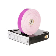 Zebra Purple HC100 and ZD510 Z-BAND Fun PolyPropylene Wristband Cartridge, Direct Thermal, 1" x 10", Perforated, 350 Wristbands per Cart - 10012713-7K