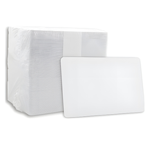Cardmark blank white CR80 PVC cards — representative front view; specifications depend on SKU