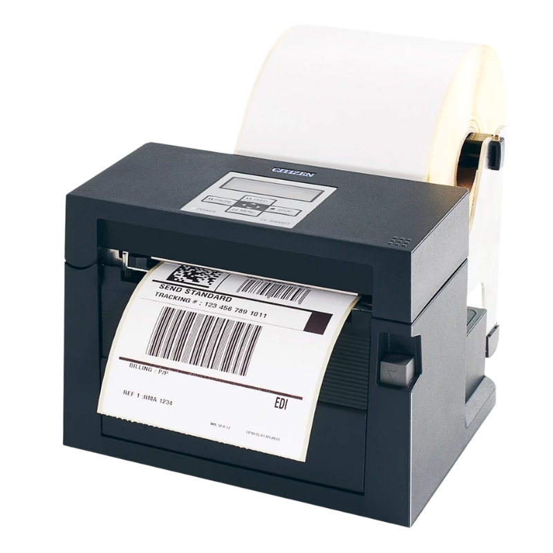 Citizen CL-S400 DT 120V Cutter Enet Roll Holder BK (CL-S400DTETU-R-CU_Open Box)
