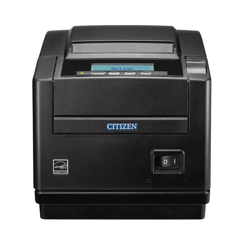 Citizen CT-S801III Ethernet Receipt Printer, Top Exit, USB + Ethernet + USB Host (EFX2), Black