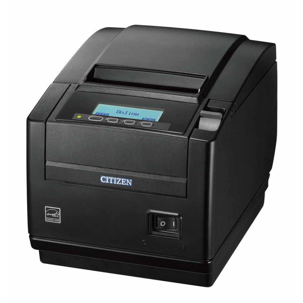 Citizen CT-S801III receipt printer with top paper exit for retail POS counters