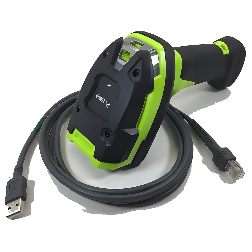 Zebra DS3608-SR.  Ultra-Rugged 2D Barcode Scanner (USB Kit)