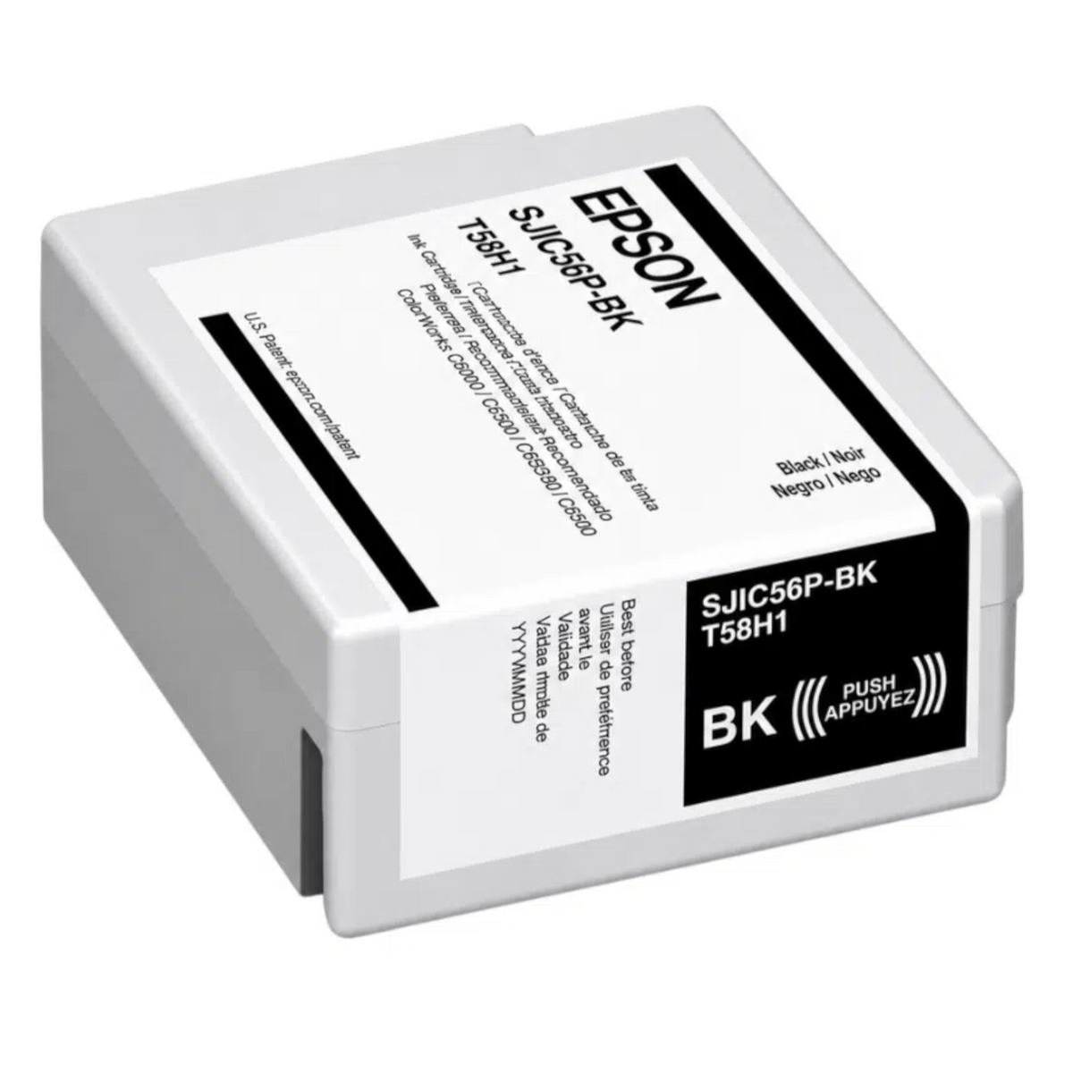 Epson C13T58H120 SJIC56P Gloss Black Ink Cartridge – ColorWorks CW-D3800